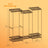 Portable Open Wardrobe - Heavy-Duty Metal - Black - Adjustable Shelves and Hanging Rails