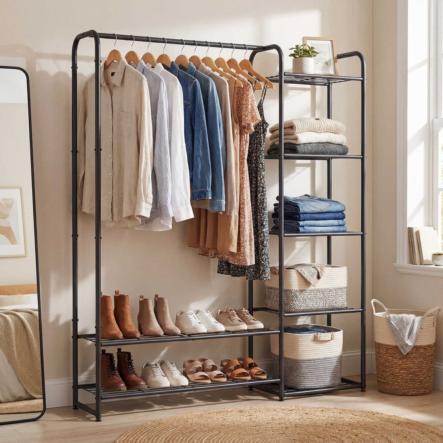 Clothes Rack - 62L - Steel - Open Wardrobe