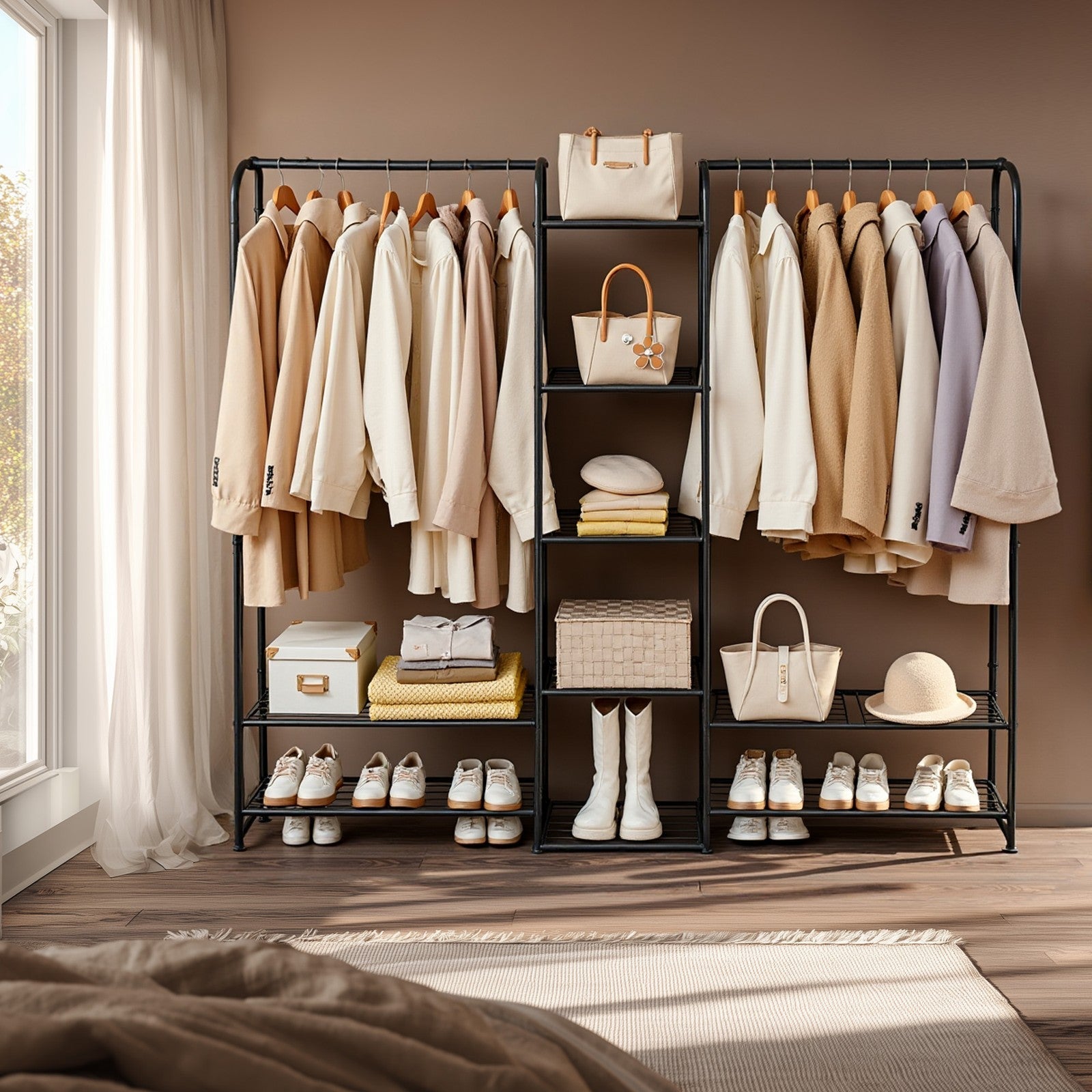 Clothes Rack - 72" - Steel - Freestanding Design