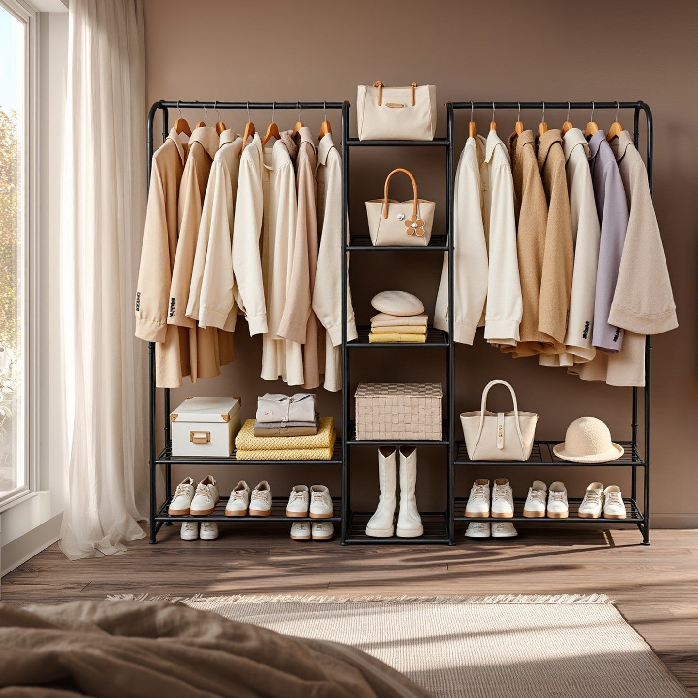 Clothes Rack - 72" - Steel - Freestanding Design