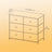 Dresser - 6 Storage Drawers - Metal Frame - Rustic Brown and Black
