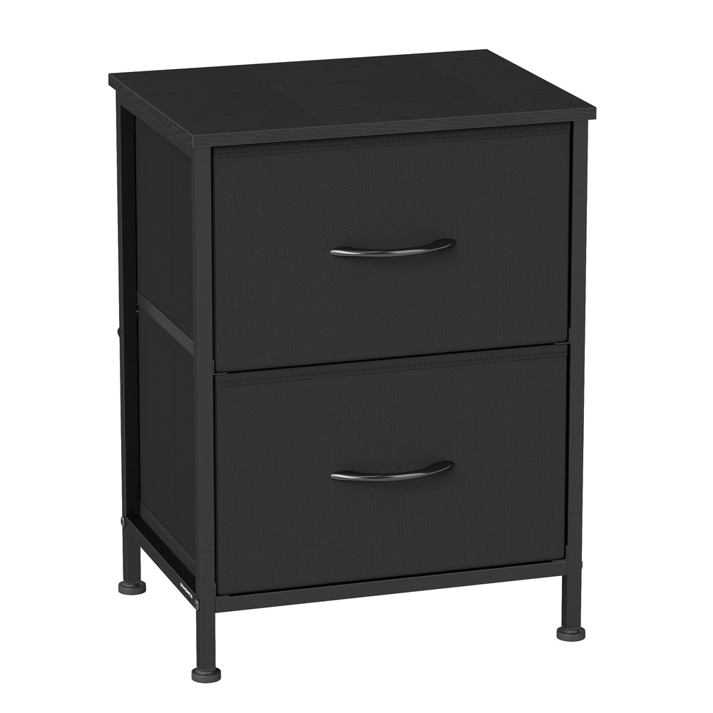 Nightstand - 30L - MDF - 2 Non-Woven Fabric Drawers