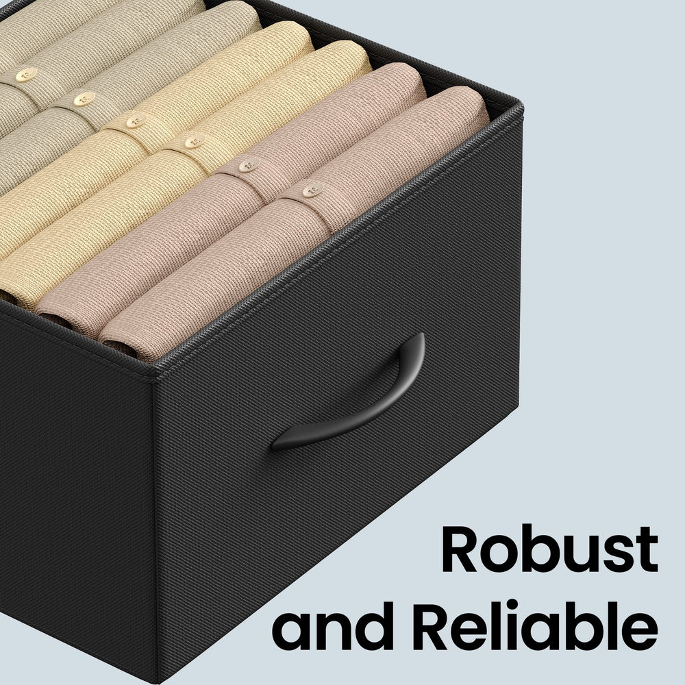 Nightstand - 30L - MDF - 2 Non-Woven Fabric Drawers