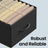 Nightstand - 30L - MDF - 2 Non-Woven Fabric Drawers