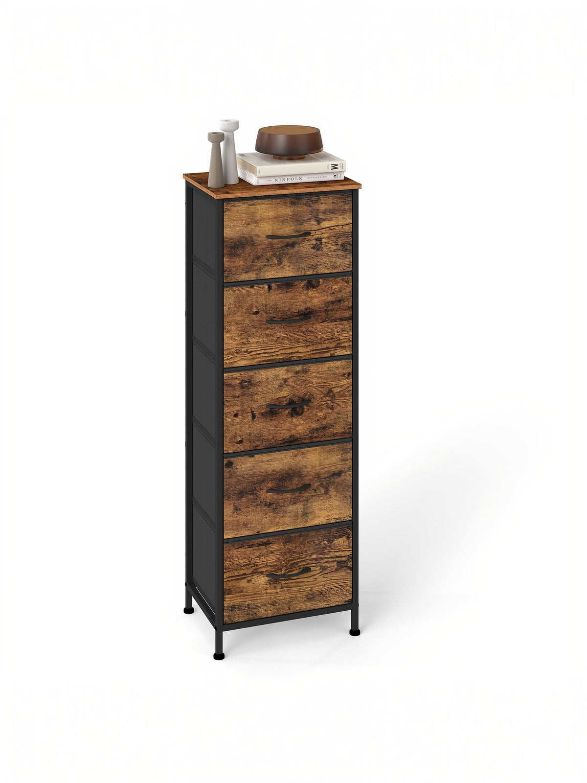 Drawer Storage Unit - 2 Drawers - Steel - Anti-Tip Kit
