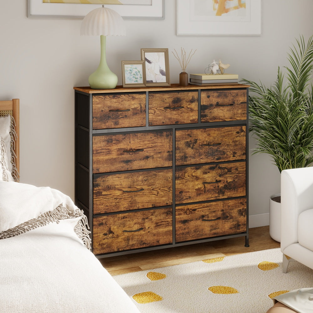 Drawer Storage Unit - 5 Drawers - Steel - Anti-Tip Kit Included