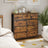 Drawer Storage Unit - 5 Drawers - Steel - Anti-Tip Kit Included