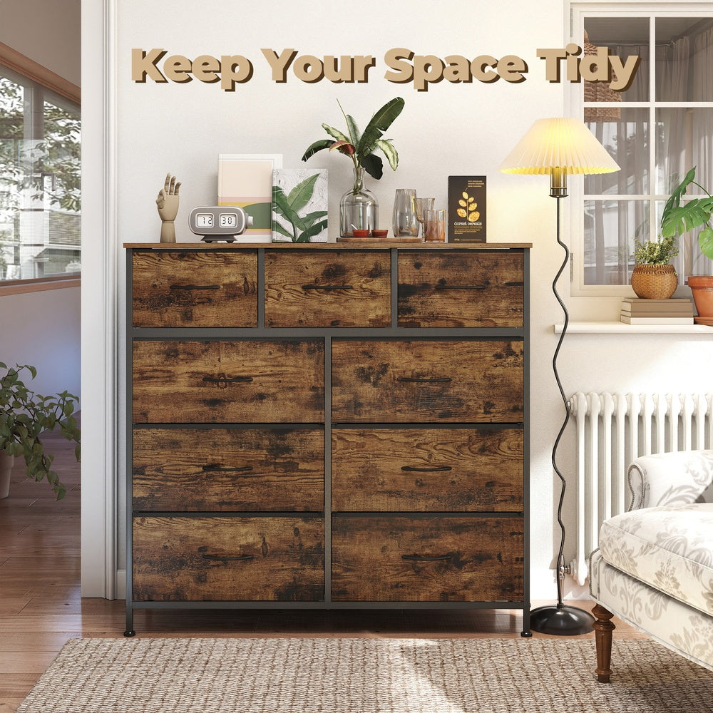 Drawer Storage Unit - 5 Drawers - Steel - Anti-Tip Kit Included