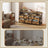 Dresser with LED Lights - 50L - Steel - Charging Station