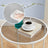 Round Side Table - Tempered Glass - Clear