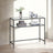 Console Table - Tempered Glass - Gold