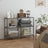 Console Table - Tempered Glass - Black - 3-Tier Design for Hallway and Living Room