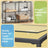 Console Table - Tempered Glass - Black - 3-Tier Design for Hallway and Living Room