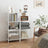 4-Tier Bookshelf - Tempered Glass - Clear