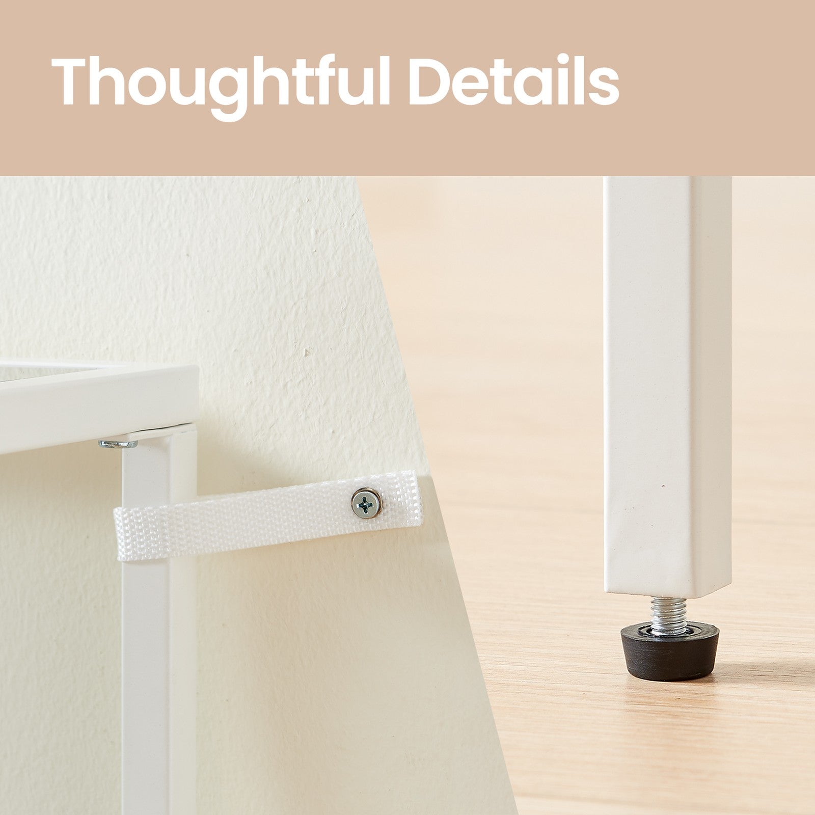 4-Tier Bookshelf - Tempered Glass - Clear