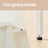 4-Tier Bookshelf - Tempered Glass - Clear