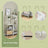 5-Tier Shelf - Tempered Glass - Clear - Versatile Storage Rack for Home and Office