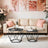 Round Coffee Table Set - Steel - Modern