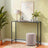 Console Table - Tempered Glass - Gold
