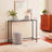 Entryway Table - Tempered Glass - Black
