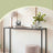 Entryway Table - Tempered Glass - Black