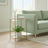 Round End Table - Tempered Glass - Gold - Robust Metal Frame
