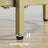 Round End Table - Tempered Glass - Gold - Robust Metal Frame