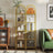 5-Tier Storage Rack - Tempered Glass - Clear - Arched Design with Steel Frame