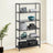 6-Tier Bookshelf - Tempered Glass - Clear