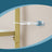 3-Tier Corner Shelf - Tempered Glass - Metal Frame