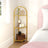 3-Tier Corner Shelf - Tempered Glass - Metal Frame