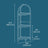 3-Tier Corner Shelf - Tempered Glass - Metal Frame