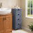 Freestanding Storage Cabinet - White - Wooden