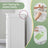 Bathroom Floor Storage Cabinet - MDF - White - 4 Drawers with Adjustable Shelf