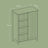Bathroom Floor Storage Cabinet - MDF - White - 4 Drawers with Adjustable Shelf