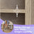 Shoe Bench - Wood - Natural Finish - Padded Seat with 15 Compartment Storage