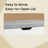 Shoe Storage Bench - Wood - Cloud White - Cushion Top and 3 Storage Compartments