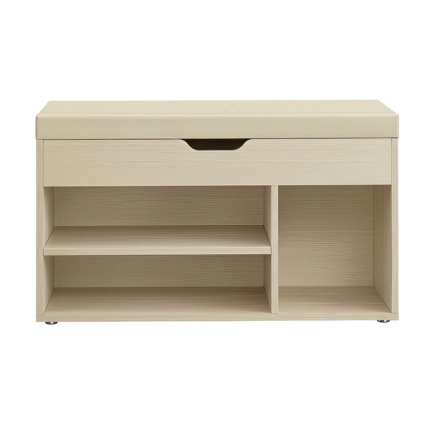 Shoe Storage Bench - Beige - Wooden