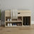 Shoe Storage Bench - Beige - Wooden