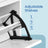 Shoe Bench - Wood - White - Flip-Up Door with Adjustable Interior Shelf and Side Handles