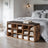 Entryway Storage Bench - Brown - Upholstered