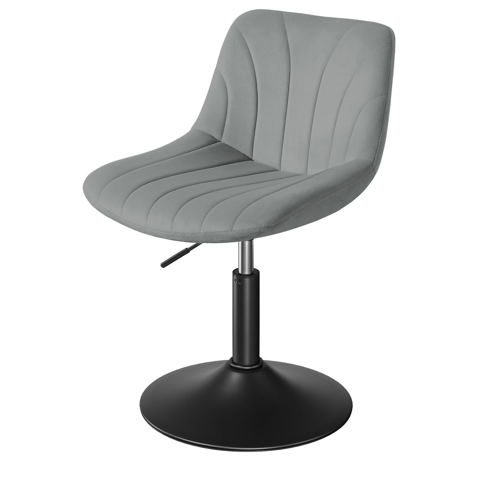 Velvet Dressing Table Chair - 360° Swivel - Adjustable Height