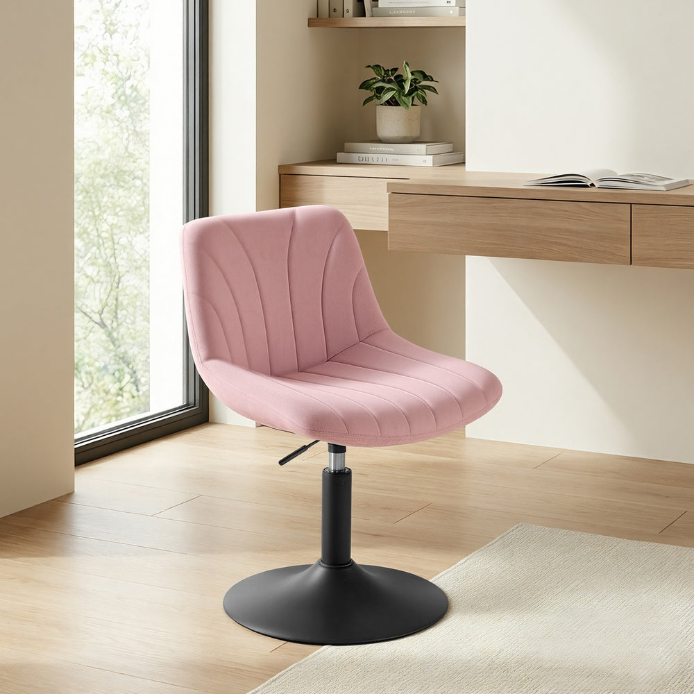 Velvet Dressing Table Chair - Height Adjustable