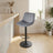 Adjustable Bar Stools - 2 Pack - PU Leather - 360° Swivel