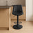 Adjustable Bar Stools - Set of 2 - PU Leather - 360° Swivel