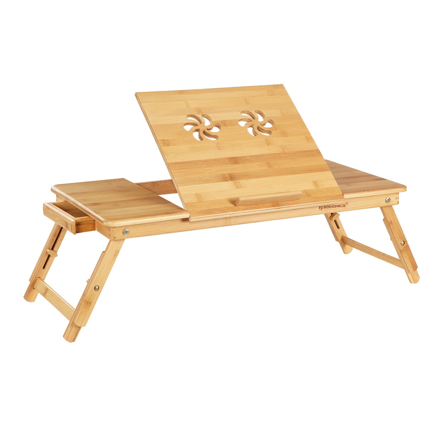 Bamboo Laptop Desk - 89x35x29 - Foldable