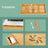Bamboo Laptop Desk - 89x35x29 - Foldable