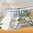 Clothes Drying Rack - Metal - Silver