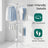 Clothes Drying Rack - Steel and Plastic - White