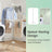 Clothes Drying Rack - Steel and Plastic - White